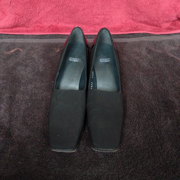 Stuart Weitzman 7.5AA Classic Pumps Block Heels - Picture 2 of 8